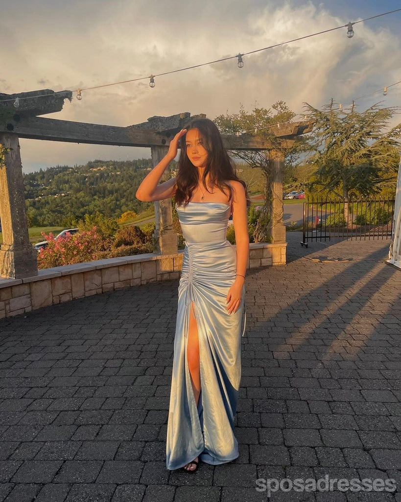 Sexy Mermaid Side Slit Maxi Long Party Prom Dresses Ideas,Evening Gowns,13693