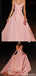 Gorgeous Pink A-line Strapless Long Party Prom Dresses Ideas,Evening Gowns,13898
