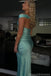 Sexy Blue Mermaid Off Shoulder Long Party Prom Dresses Ideas,Evening Gowns,13895