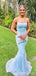 Sexy Mermaid Blue Maxi Long Party Prom Dresses, New Arrival Party Dress,13308