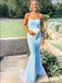 Sexy Mermaid Blue Maxi Long Party Prom Dresses, New Arrival Party Dress,13308