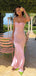 Sexy Pink Mermaid Halter Long Party Prom Dresses Ideas,Evening Gowns,13902