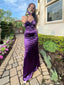 Sexy Purple Mermaid One Shoulder Long Party Prom Dresses Ideas,Evening Gowns,13897