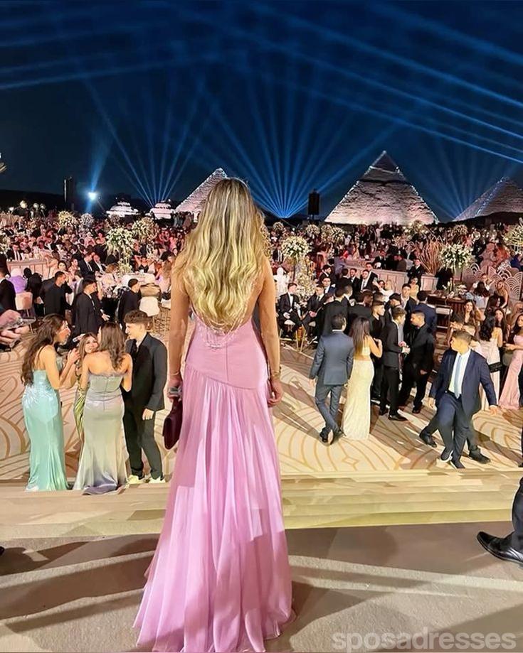 Sexy Pink Mermaid Sweetheart Long Party Prom Dresses Ideas,Evening Gowns,13905