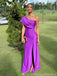 Sexy Purple Mermaid One Shoulder Long Party Prom Dresses Ideas,Evening Gowns,13896