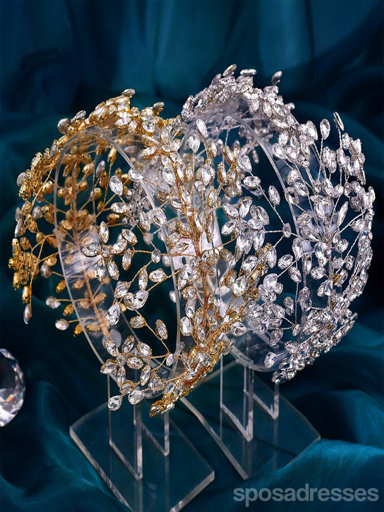 Shining Luxury Rhinestone Hair Hoop Wedding Accessories for Women, HP414