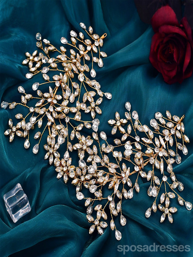 Shining Luxury Rhinestone Hair Hoop Wedding Accessories for Women, HP414