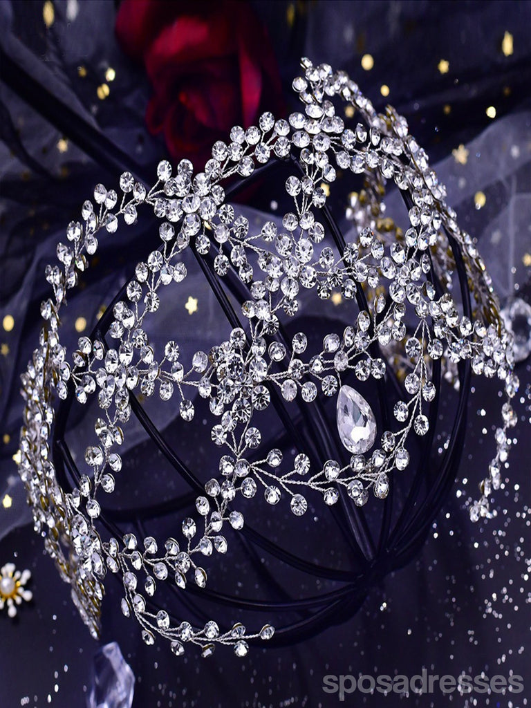 Sparkly Luxury Rhinestone Cross Headwear with Forehead Hair Accessories for Women, HP471