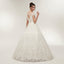Scoop Cap Sleeves Lace A-line Cheap Wedding Dresses Online, Unique Bridal Dresses, WD570