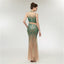 High Neck Heavily Beaded Mermaid Long Evening Prom Dresses, Evening Party Prom Dresses, 12007