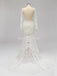 Long Sleeves Backless Lace Mermaid Wedding Dresses Online, Cheap Unique Bridal Dresses, WD585