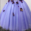 Purple V Neckline Two Straps Beaded Homecoming Prom Dresses, Cheap Cocktail Dresses, CM212
