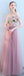 Tulle Pink Long Mismatched Unique Cheap Bridesmaid Dresses Online, WG512