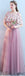 Tulle Pink Long Mismatched Unique Cheap Bridesmaid Dresses Online, WG512
