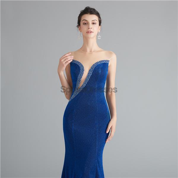 Jewel Sexy Beaded Mermaid Evening Prom Dresses, Evening Party Prom Dresses, 12117