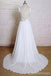 Straps Chiffon Backless Beach Long Wedding Bridal Dresses, WD293