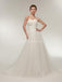 Sweetheart Feather Simple A-line Cheap Wedding Dresses Online, Cheap Bridal Dresses, WD563