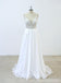 Spaghetti Straps Lace Beaded Cheap Beach Wedding Dresses Online, WD377