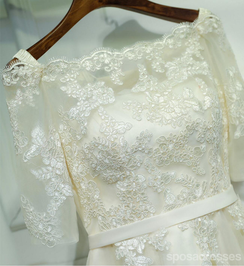 Off Shoulder Long Sleeve Homecoming Prom Dresses, Affordable Corset Back Short Party Prom Dresses, Perfect Homecoming Dresses, CM260