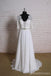 Long Sleeves Lace Cheap Beach Wedding Dresses Online, WD378