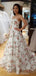 Sweetheart 3D Flower A-line Long Evening Prom Dresses, Evening Party Prom Dresses, 12337