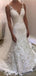 V Neck Backless Lace Mermaid Cheap Wedding Dresses Online, Cheap Bridal Dresses, WD530