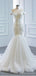 Off Shoulder Lace Mermaid Wedding Dresses, Cheap Wedding Gown, WD717