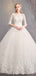 Long Sleeves Lace Ball Gown Cheap Wedding Dresses Online, Cheap Bridal Dresses, WD495