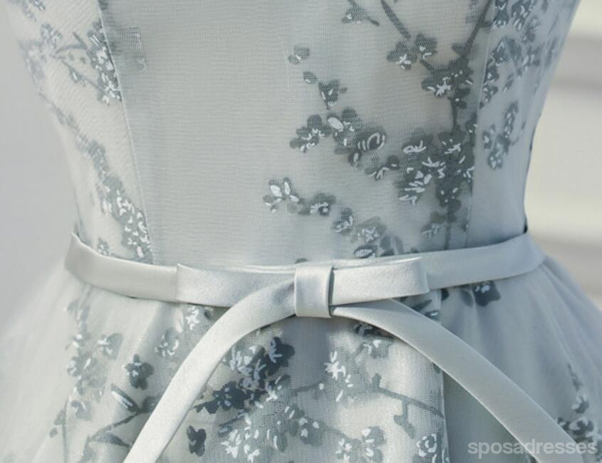 Scoop Neckline Gary Lace Homecoming Prom Dresses, Affordable Short Party Prom Dresses, Perfect Homecoming Dresses, CM270