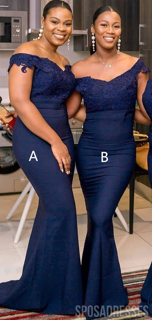 Navy Blue Bridesmaid Dresses Online, Cheap Bridesmaids Dresses, WG752