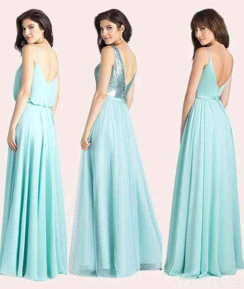 Green Long Bridesmaid Dresses Online, Cheap Bridesmaids Dresses, WG749