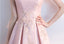 Simple Cap Sleeve Blush Pink Cheap Homecoming Dresses Online, CM698