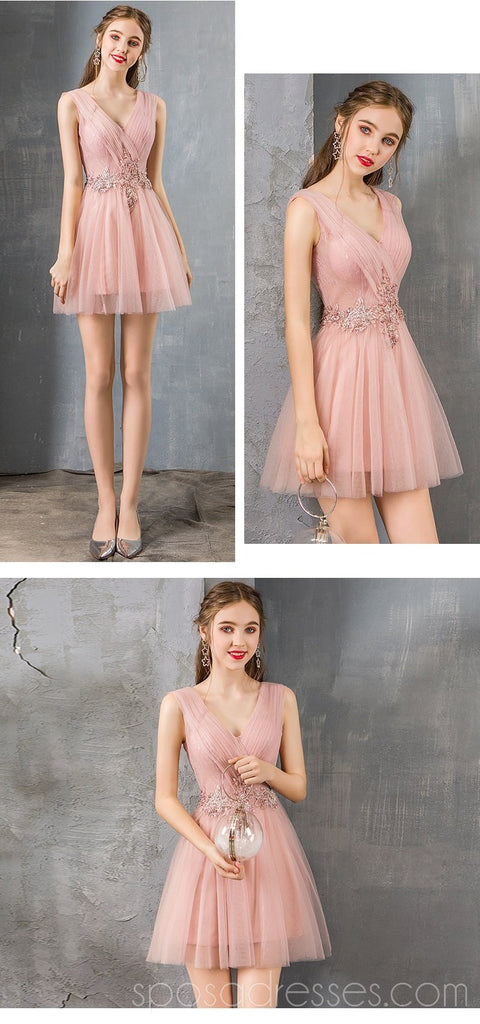 Grey Lace Beaded Cheap Homecoming Dresses Online, Cheap Short Prom Dresses, CM771