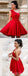 Red One Shoulder Homecoming Dresses,Cheap Short Prom Dresses,CM901