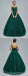 Green A-line Spaghetti Straps Cheap Long Prom Dresses Online,12996