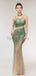 High Neck Heavily Beaded Mermaid Long Evening Prom Dresses, Evening Party Prom Dresses, 12007