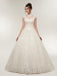 High Neck A-line Lace Beaded Cheap Wedding Dresses Online, Cheap Bridal Dresses, WD569