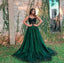 Green A-line Spaghetti Straps Cheap Long Prom Dresses Online,Dance Dresses,12594