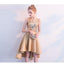 Gold Sparkly Sequin Cheap Homecoming Dresses Online, Cheap Short Prom Dresses, CM799