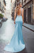 Sexy Blue Mermaid Backless Evening Prom Dresses, Evening Party Prom Dresses, 12198