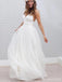 Sexy Backless Spaghetti Straps Wedding Dresses, Simple Long Custom Wedding Gowns, 17092
