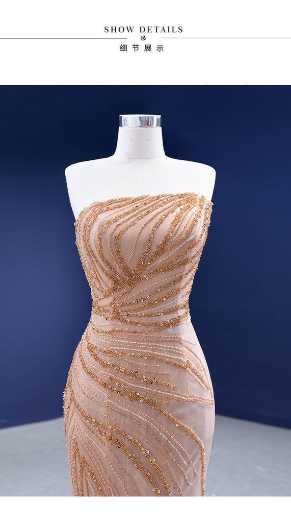 Sparkly Mermaid Sweetheart Beading Long Party Prom Dresses Online,12561