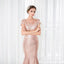 Mermaid Cap Sleeves Long Sequin Bridesmaid Dresses Online, WG895