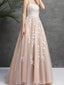 A-line Lace Applique Sleeveless Prom Dresses, Sweet 16 Prom Dresses, 12459