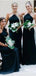 Simple Mermaid Black Halter Cheap Long Bridesmaid Dresses Online,WG1163