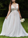 Sexy Beach See Through A line Wedding Dresses Online, WD407