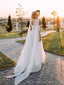 Unique Design beaded Beach Long Wedding Dresses Online, Cheap Bridal Dresses, WD529