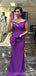 Purple Mermaid Off Shoulder Cheap Long Bridesmaid Dresses Online,WG1403