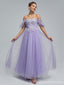 Sparkly A-line Short Sleeves Cheap Long Prom Dresses Online,13052