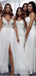 Simple White Mermaid Spaghetti Straps Cheap Long Bridesmaid Dresses,WG1346